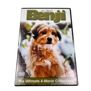 Benji The Ultimate 4-Movie Collection (DVD, 2009) Family Dog Classic – Sealed